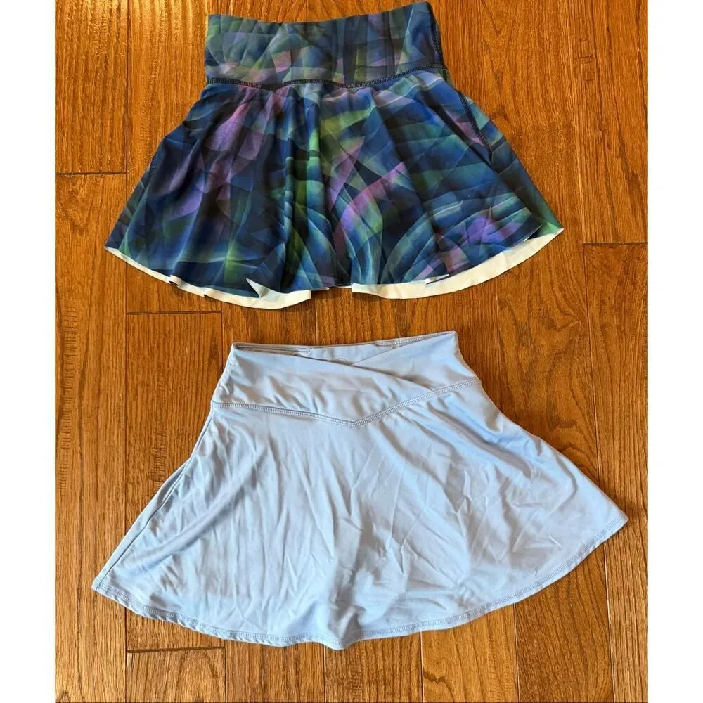 Girls athletic skort bundle blue and purple Old Navy 90 degrees